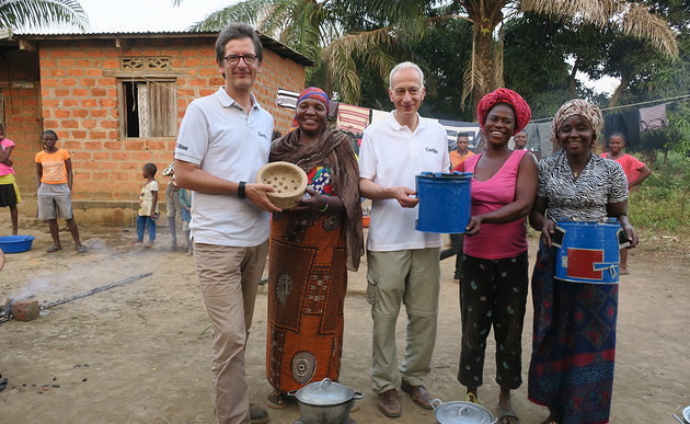 Hungerhilfe der Caritas für den Kongo / Stefan Hauser / Kathpress Christoph Schweifer, Michael Landau