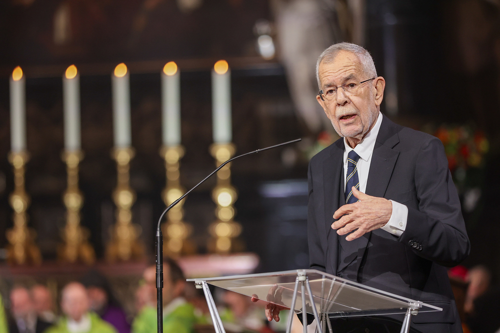 Bundespräsident Alexander Van der Bellen / Erzdiözese Wien/Stephan Schönlaub