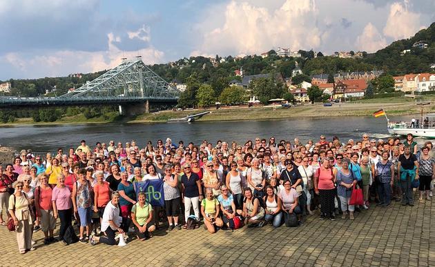 Gruppenbild der kfb-Reise nach Görlitz / Caritas Socialis