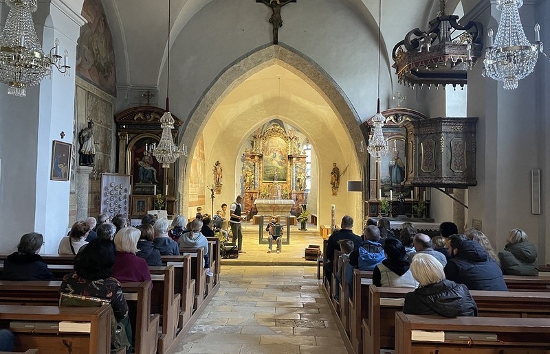 Tolle Stimmung: Jugend spielte steirische Harmonika in der Weizer Taborkirche / Katholische Kirche Steiermark Steiermark: 24.000 Besucher bei 'Langer Nacht der Kirchen'