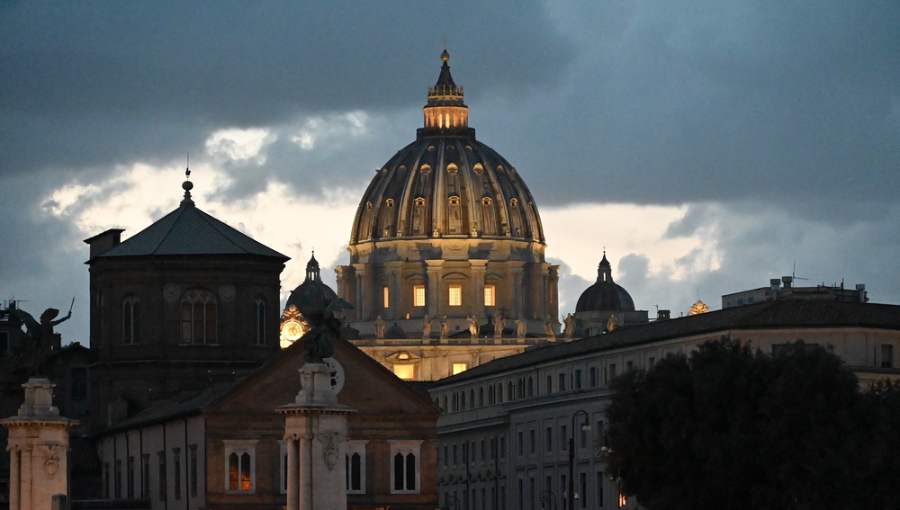 Petersdom in Rom - Blick auf die Kuppel / Kathpress/Paul Wuthe Petersdom in Rom - Blick auf die Kuppel