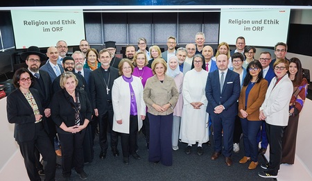 Interimistische ORF-Generaldirektorin Thurnher lud Spitzen der Kirchen und Religionsgesellschaften zum Gedankenaustausch - Im ORF-Mediencampus fand heute, Dienstag, 14. April 2026, ein Round Table statt, bei dem auf Einladung des ORF Vertreterinnen u