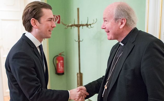 Bundeskanzler Sebastian Kurz bei Kardinal Christoph Schönborn / Bundeskanzleramt