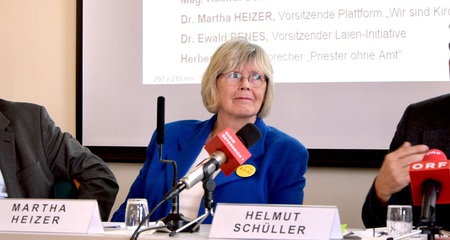 Martha Heizer, Vorsitzende der Plattform 'Wir sind Kirche'