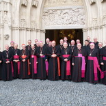 gemeinsames Gruppenbild der Slowenischen und der Österreichsichen Bischofskonferenz
