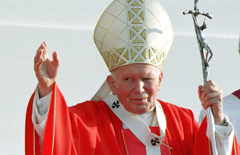 Papst segnet / Franz Josef Rupprecht Papst in St. P?lten, 20.6.98, SegenPapst Johannes Paul II. besucht ?sterreich? Franz Josef Rupprecht; A-7123 M?nchhof; Bank: Raiffeisenkasse M?nchhof (BLZ: 33054), Kto.-Nr.: 17608.