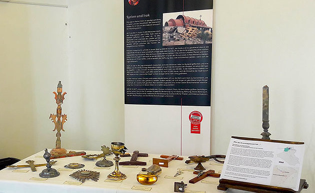 Ausstellung über vom IS zerstörte Kirchen / Kirche in Not