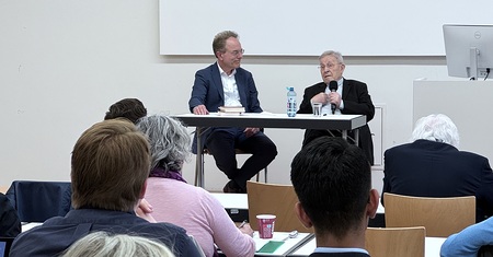 Jan Heiner Tück und Kardinal Walter Kasper