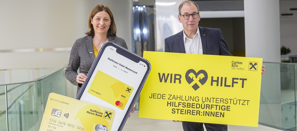 Sozialfonds 'WIR hilft' in der Steiermark / Foto Fischer Raiffeisen Gruppenfoto 14.Nov.
