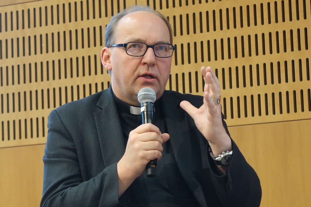 Bischof Hermann Glettler bei der Pastoraltagung 2020 / Robert Mitscha-Eibl/Kathpress