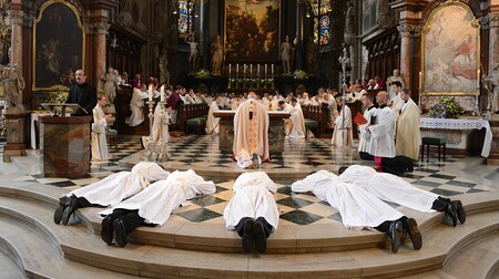 Prostratio, Priesterweihe