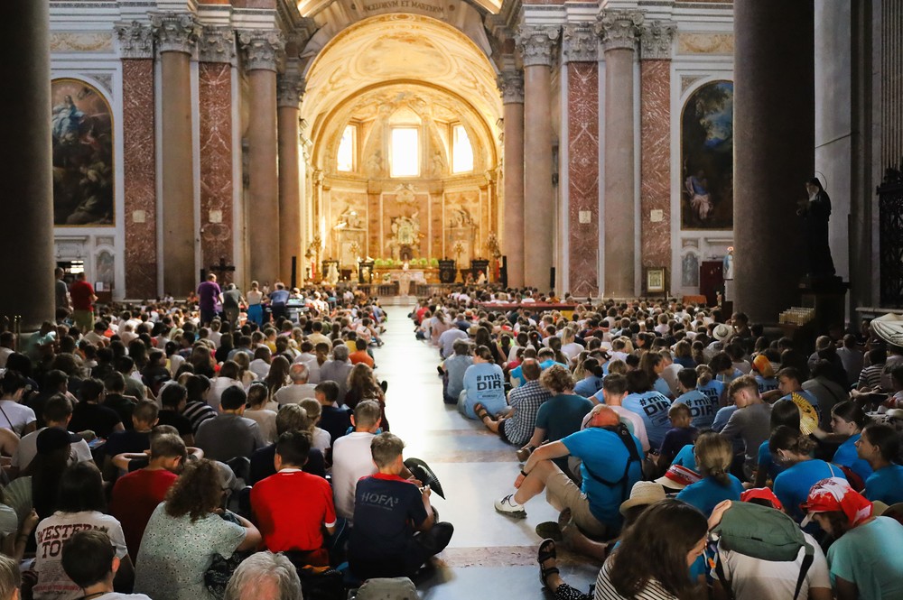 © Carina Derflinger OÖ-Treffen der Ministrant*innen in der Basilica di Santa Maria degli Angeli e dei Martiri