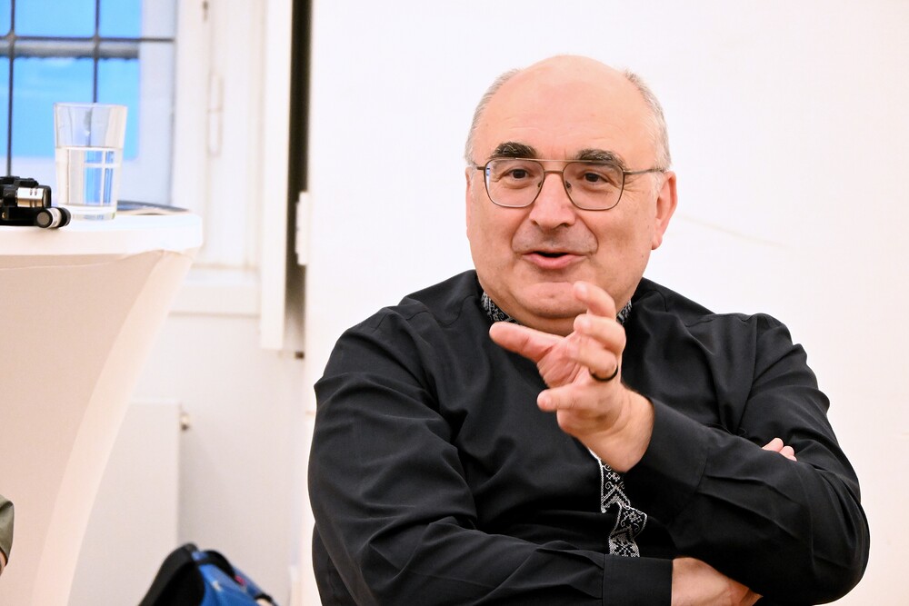 Bischof Wilhelm Krautwaschl / Kathpress / Henning Klingen Der österreichische 'Medienbischof' beim Jour Fixe des Verbandes der Katholischen Publizistinnen und Publizisten am 10. September 2025 in Wien