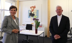 Pamela Rendi-Wagner (SPÖ) und Erzbischof Franz Lackner (Bischofskonferenz)