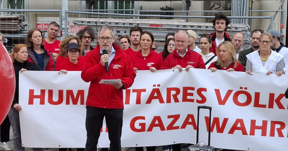 Gaza-Krieg: Hilfsorganisationen drängen Außenministerin zum Handeln / Georg Pulling/Kathpress Gaza-Krieg: Hilfsorganisationen drängen Außenministerin zum Handeln