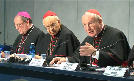ctv Kardinal Schönborn bei der Präsentation von 'Amoris Laetitia'