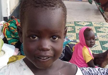 Kind im Südsudan