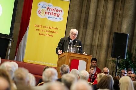 Festakt zum 25-Jahr-Jubiläum der 'Allianz für den freien Sonntag Österreich' im Wiener Rathaus, 1.10.2026