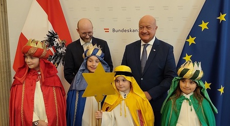 Sternsinger Bei Bundeskanzler Christian Stocker (29.12.2025)
