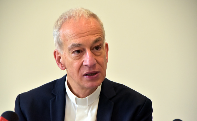 Caritas-Präsident Michael Landau am 27.3.2019 bei einem Caritas-Pressegespräch in Wien / Kathpress/Gutenbrunner