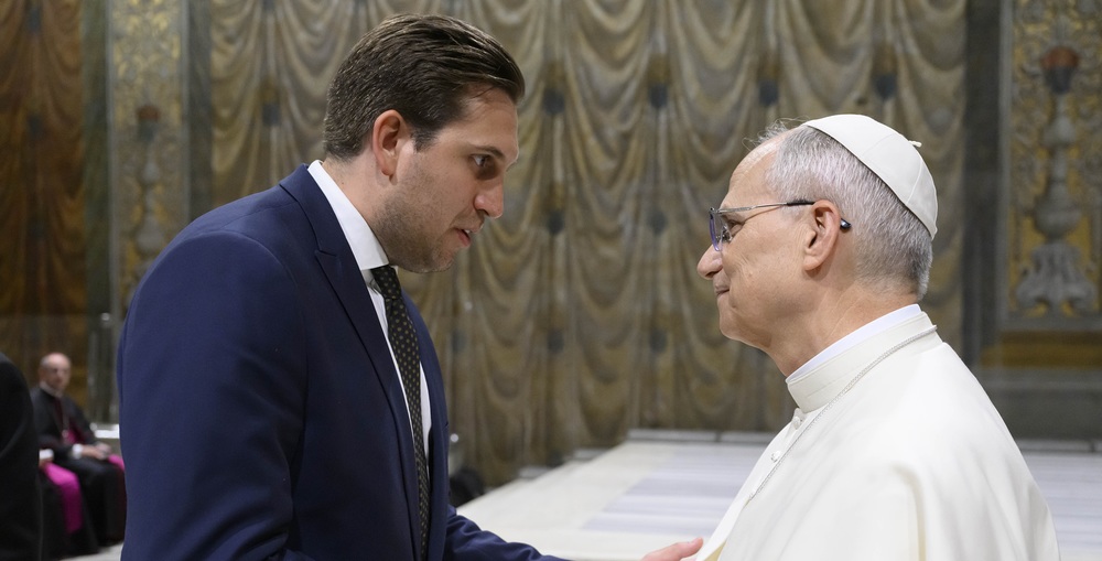 Staatssekretär Pröll: Es braucht starke Allianzen gegen Hass, Antisemitismus und Diskriminierung / Vatican Media Staatssekretär Pröll führte Arbeitsgespräche im Vatikan
