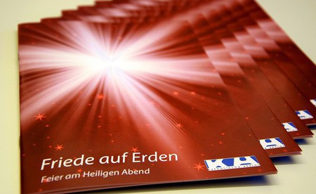 Kostenlose Broschüre 'Frieden auf Erden. Feier am Heiligen Abend' / Diözese Eisenstadt