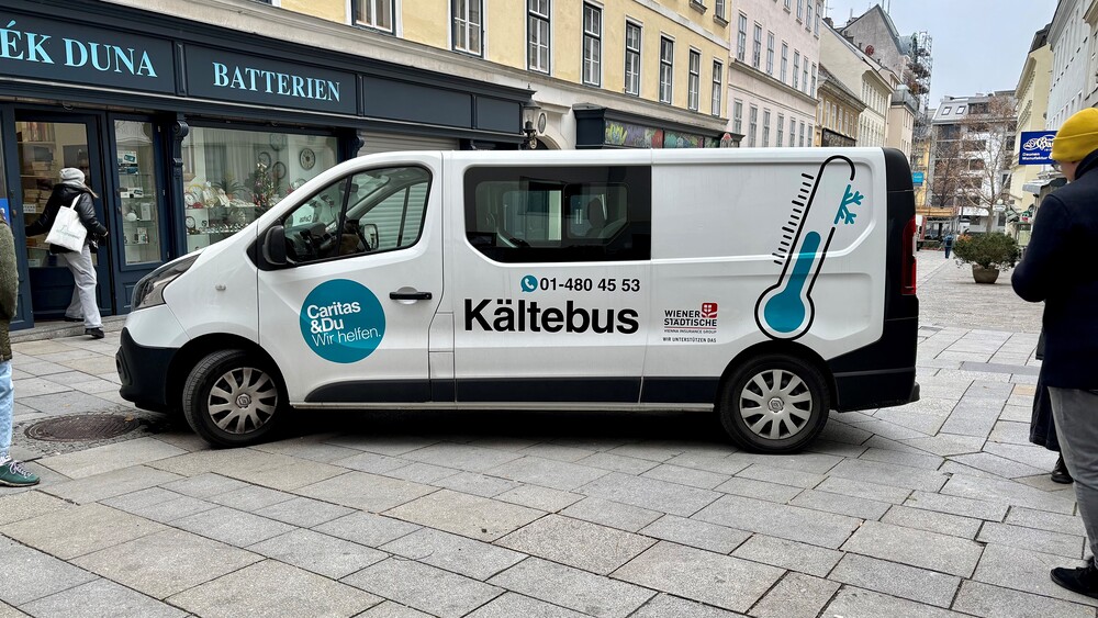 Caritas Kältebus / Jutta Steiner/Kathpress Caritas Kältebus