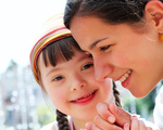 Happy family moments - Mother and child have a fun.