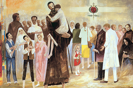 Altarbild des hl. Johannes Von Gott in der Eisenstädter Krankenhauskirche