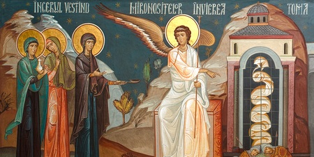 Das Osterfest ist das höchste Fest der katholischen Kirche. Die Frauen kommen am dritten Tag nach der Kreuzigung Christi zum Grab und finden es leer vor. Christus ist von den Toten auferstanden und hat den Tod besiegt. (Mk 16,1-9; Mt 28,1-10; Lk 24,1