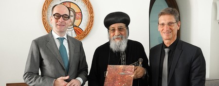 Koptischer Papst Tawadros II. empfängt Delegation aus Salzburg
