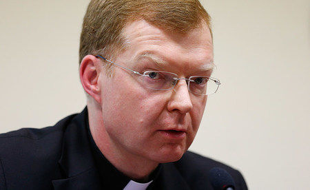 Jesuit und Psychologe Hans Zollner, Leiter des Kinderschutzzentrums an der päpstlichen Universität Gregoriana und Mitglied der päpstlichen Kommission für den Schutz von Minderjährigen, am 16. Februar 2015 in Rom.