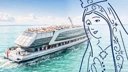 Grafik Fatima-Schiffsprozession am Bodensee