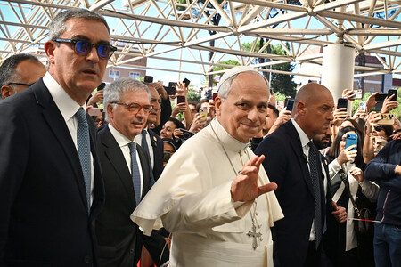 Ankunft von Papst Leo XIV. am 13. Oktober 2026 im Gemelli-Krankenhaus in Rom (Italien).