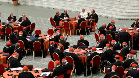 Kardinalsversammlung mit Papst Leo XIV.