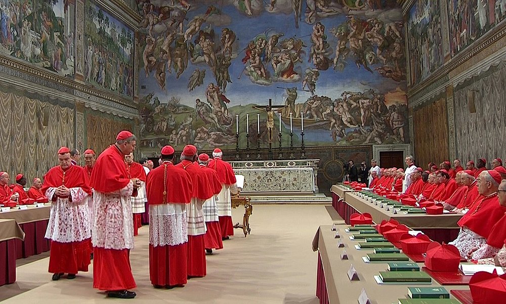 Konklave / (c) 2013 KNA-Bild Alle Rechte vorbehalten., Osservatore Stichwort: Papstwahl/Konklave