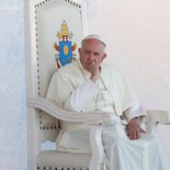 Papst Franziskus besucht das Cereso-Gefängnis in Ciudad Juarez am 17. Februar 2016.