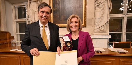 v.l.: Matthias Tschirf, Martina Salomon