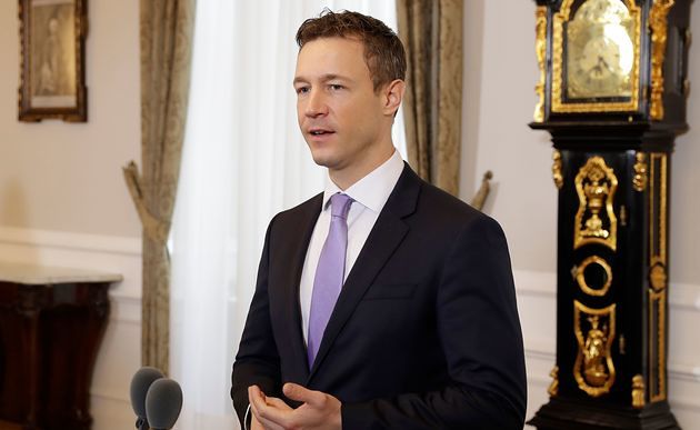 Pressestatement von Bundesminister Bl?mel / BKA/Regina Aigner, Regina Aigner Bundesminister Gernot Bl?mel beim Pressestatement vor dem Ministerrat am 24. J?nner 2018.