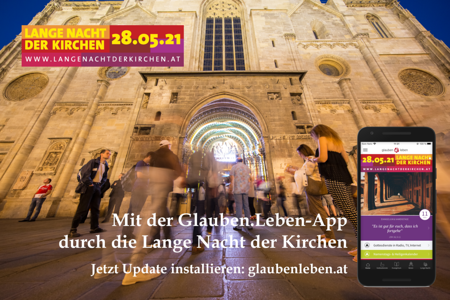 'GlaubenLeben': App-Update zur 'Langen Nacht der Kirchen'