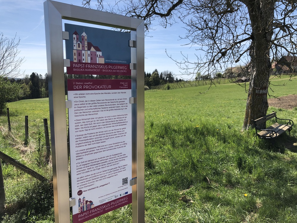 Papst-Franziskus-Pilgerweg von Graz nach Weiz / Pilgerzentrum Weiz