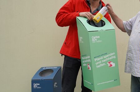 Gespendetes Flaschenpfand