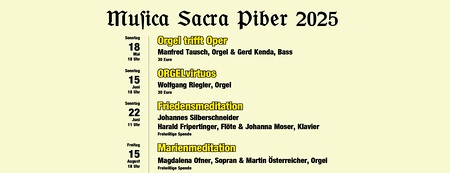 Steiermark: 'Musica Sacra Piber' unter neuer Leitung