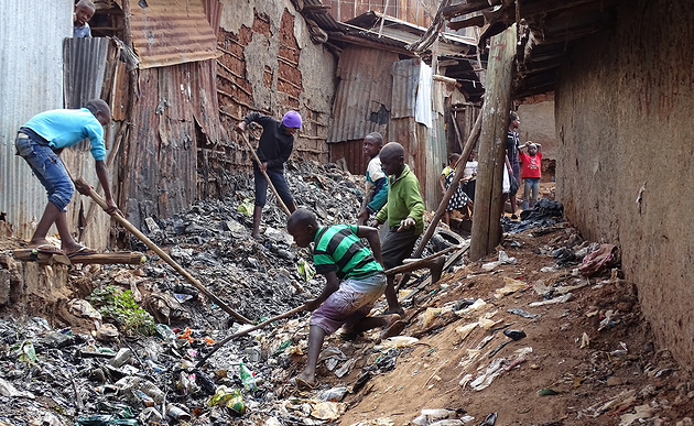 Slum in Nairobi - Sternsingeraktion 2020 mit Schwerpunktland Kenia / Sternsingeraktion/DKA