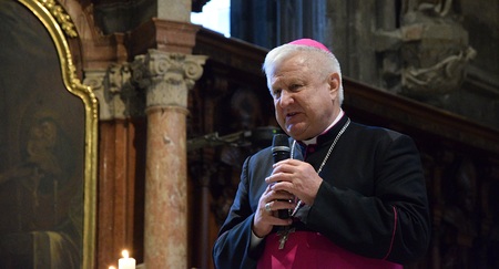 Bischof Szyrokoradiuk aus Odessa beim Medjugorje-Friedensgebet 2022